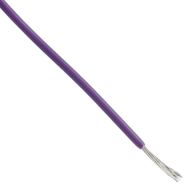 2200/28VI-100 - HOOK-UP STRANDED VIOLET