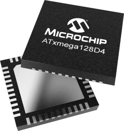 ATXMEGA128D4-MHR - VQFN / 44