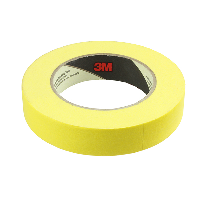 3M 301+ CIRCLE-0.375"-2000 - 301-Yellow