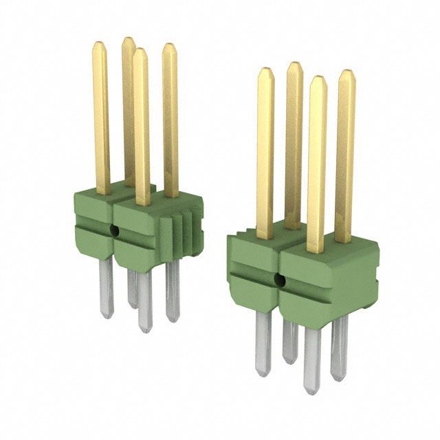 1-825440-0 - Breakaway Dual Gold xx Pins Green