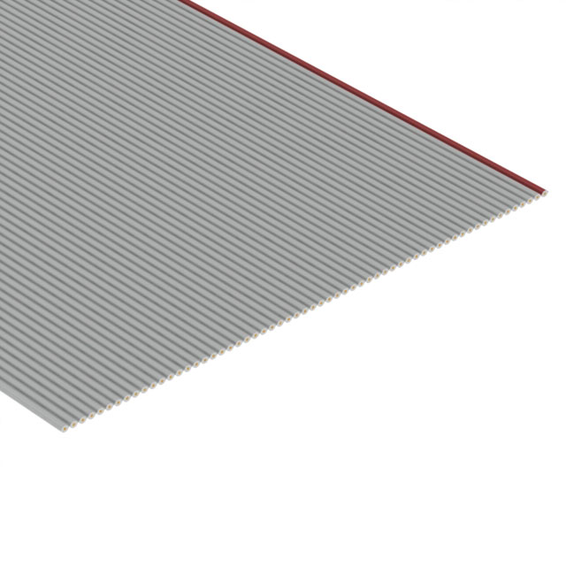 3539/60 - 60 strand ribbon-gray with red