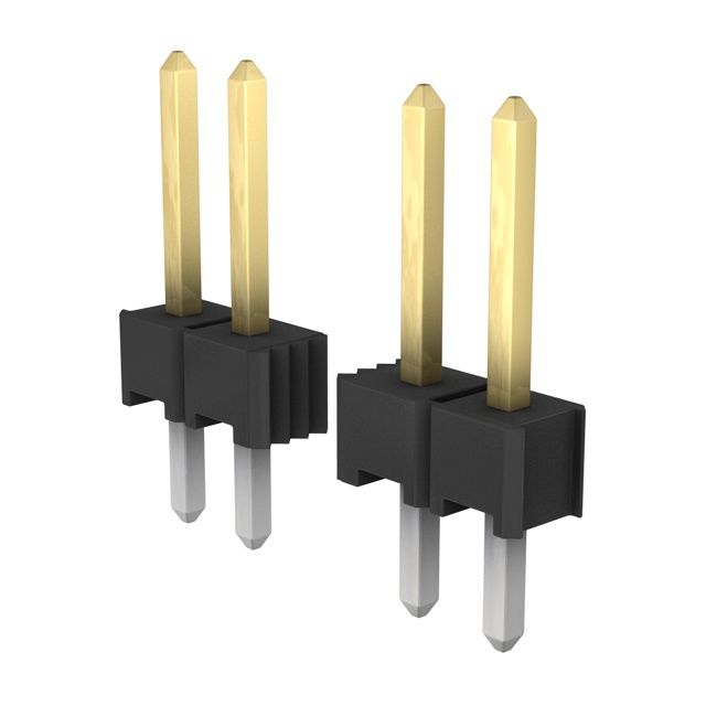 4-102972-0-25 - AMPMODU Mod II Breakaway Vert Gold xx Pins