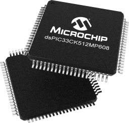 DSPIC33CK512MP608-I/PT - TQFP / 80
