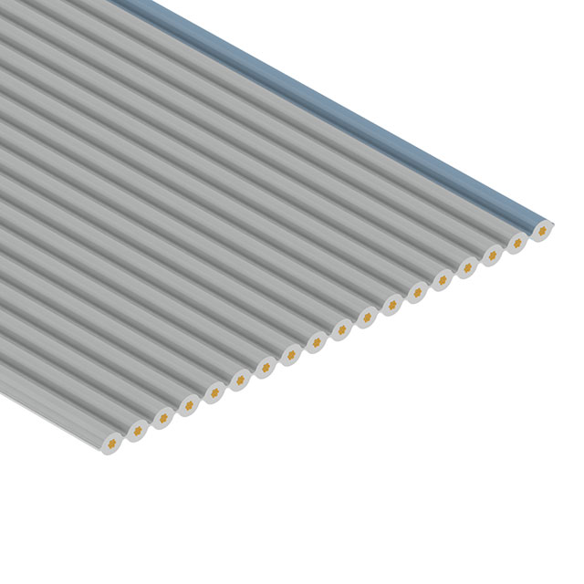 3355/18 - 18 strand ribbon-gray with blue