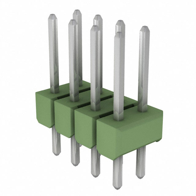 826941-4 - AMPMODU Mod II Dual Tin 8 Pins Green