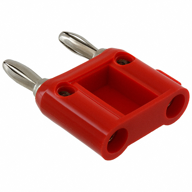 1330-2 - DOUBLE BANANA PLUG RED
