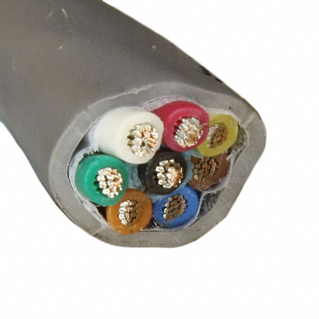 1218C SL005 - 8 Cond Blk,W,R,G,Br,Blu,O,Y