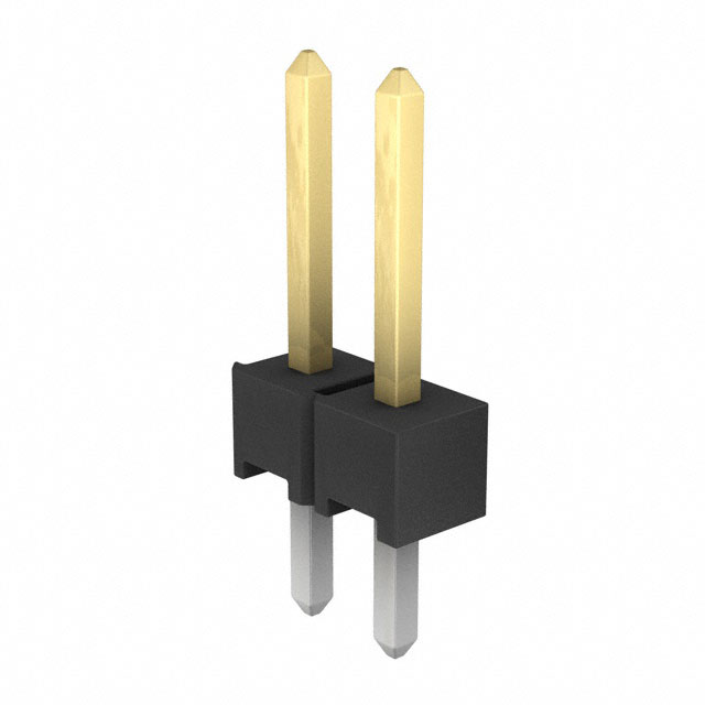 4-102976-0-02 - AMPMODU Mod II Breakaway Vert Gold 2 Pin