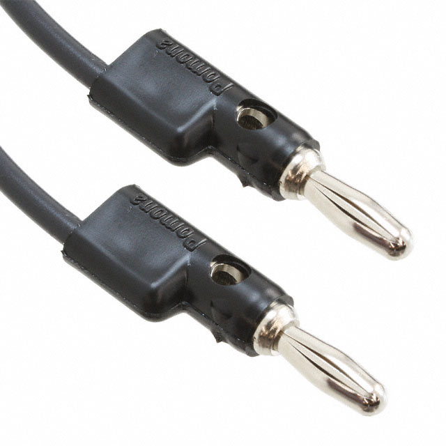EMB-108-0# - B Series, 1 Lead, Black Plug