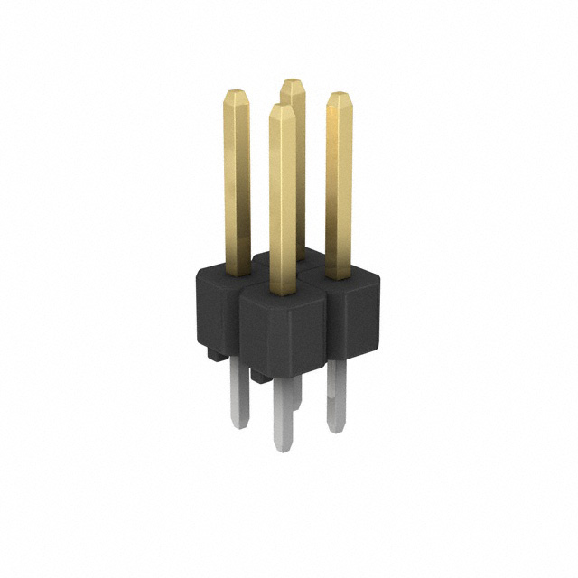 A1-4PA-2.54DSA(71) - A1 Series Four Position Straight Pin