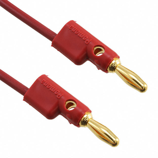 2948-48-2 - 2948 Series, Patch Gold, Banana Plug, Red