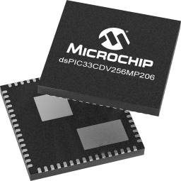 DSPIC33CDV256MP206T-E/M9 - VGQFN / 64
