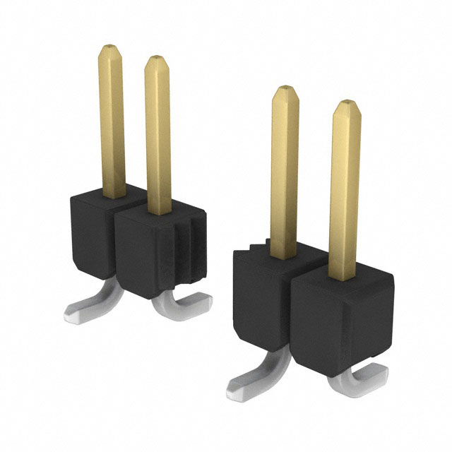 966306-6 - AMPMODU Mod II Breakaway SMT Gold xx Pins