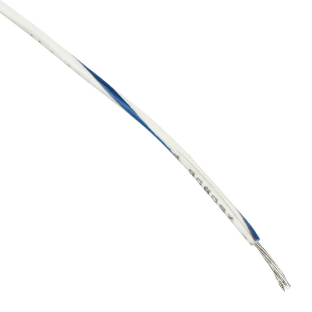 1555 WU001 - HOOK-UP STRANDED WHITE/BLUE