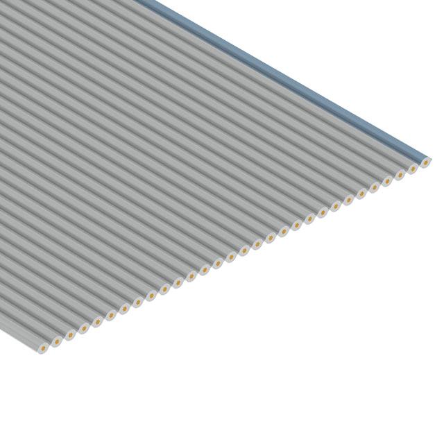 3355/30 100 - 30 strand ribbon-gray with blue