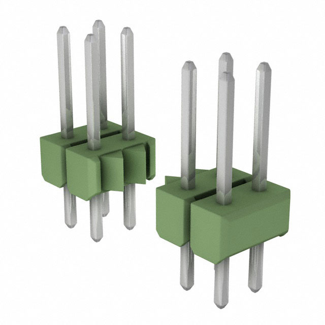 1-826942-5 - AMPMODU Mod II Dual Tin xx Pins Green