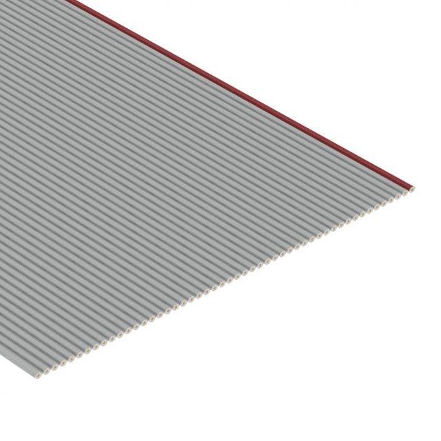 3801/50SF 100 - 50 strand ribbon-gray with red