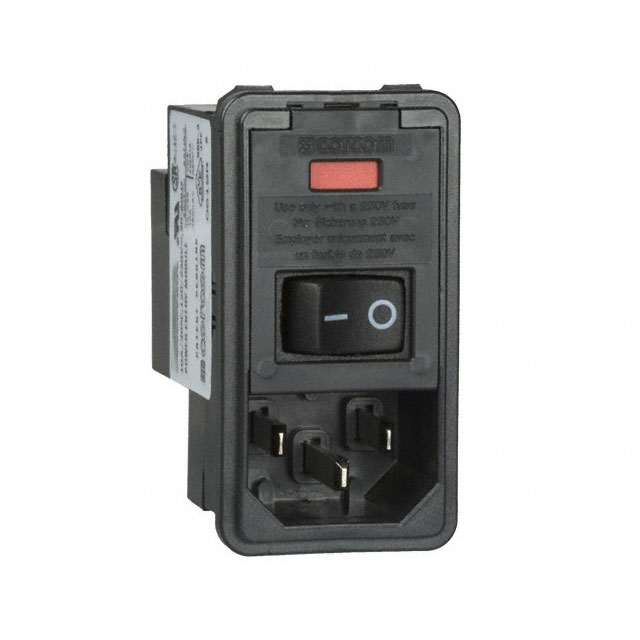 PS0S0SBX0 - P, Chameleon Corcom; Panel Mt, Screw Hole