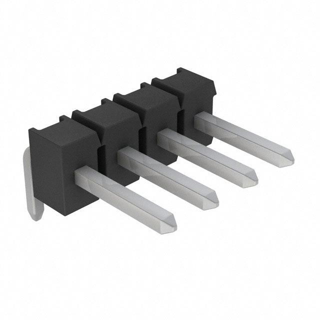 9-103323-0-04 - AMPMODU Mod II Breakaway TH RA Tin 4 Pins