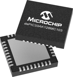DSPIC33AK128MC103-I/M7 - VQFN / 36