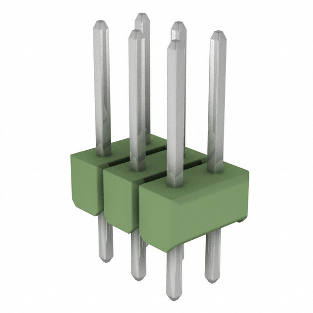 826942-3 - AMPMODU Mod II Breakaway Dual Tin 6 Pins