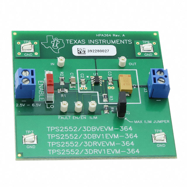 TPS2552DBVEVM-364 - TPS2552DBVEVM-364