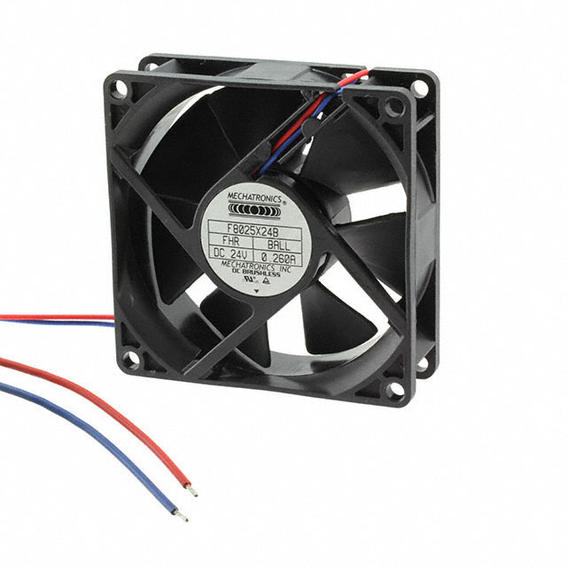 F8025X24B-FSR - FAN AXIAL 80X25MM