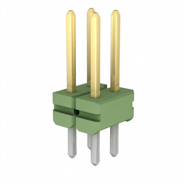 825440-2 - Breakaway Dual Gold 4 Pins Green