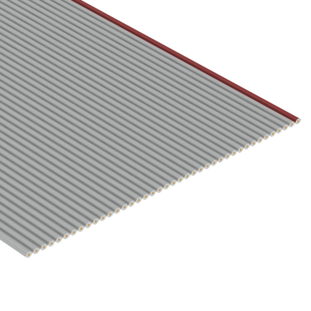 3801/40 100 - 40 strand ribbon-gray with red