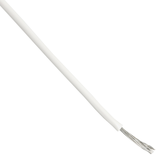 12819 WH001 - HOOK-UP STRANDED WHITE