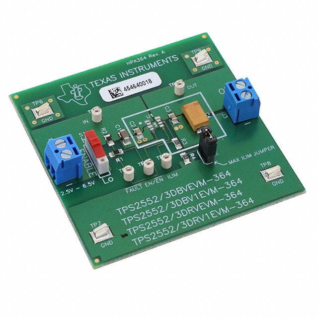 TPS2552DRVEVM-364 - TPS2552DRVEVM-364