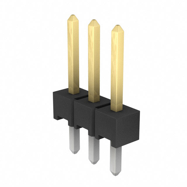 4-102976-0-03 - AMPMODU Mod II Breakaway Vert Gold 3 Pin