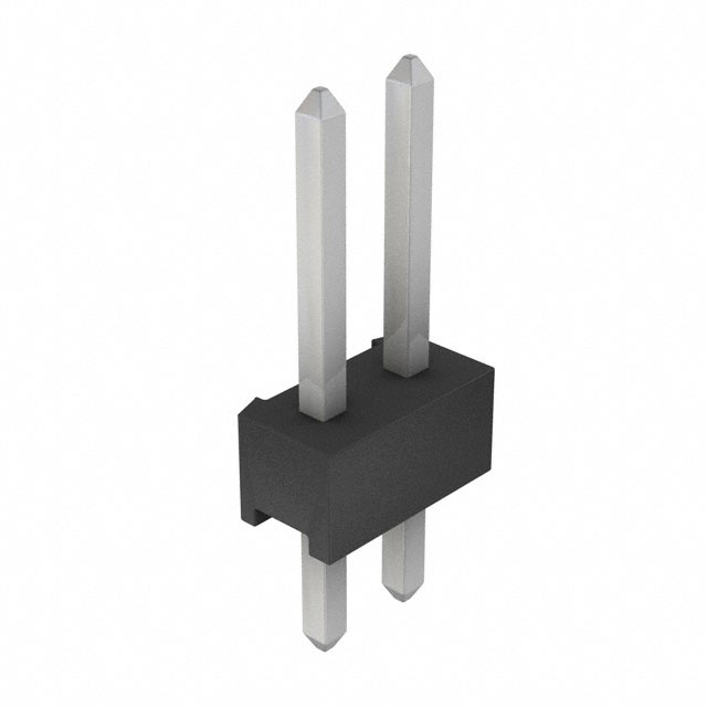4-103322-0-01 - AMPMODU Mod II Breakaway Dual Vert Tin 2 Pin