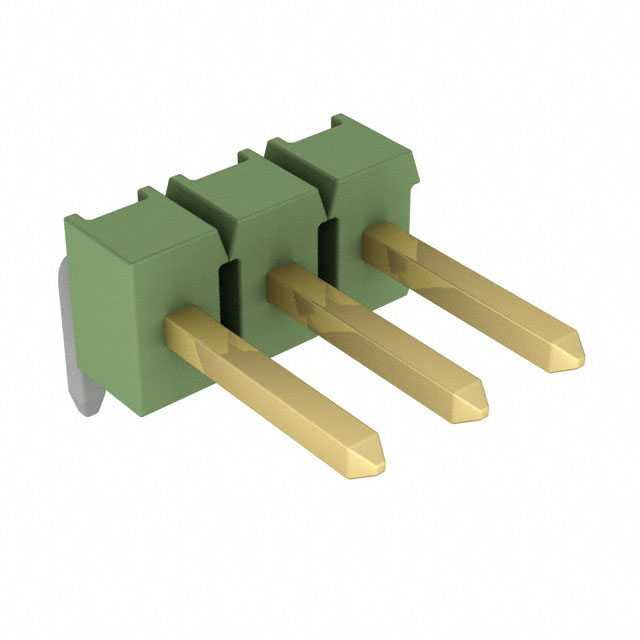 826631-3 - Breakaway TH RA Gold 3 Pins Green