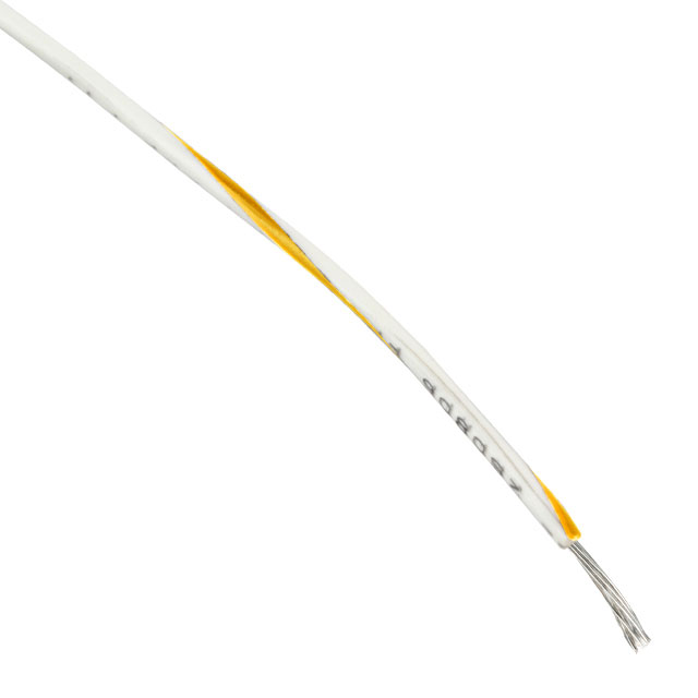1557 WO001 - HOOK-UP STRANDED WHITE/ORANGE