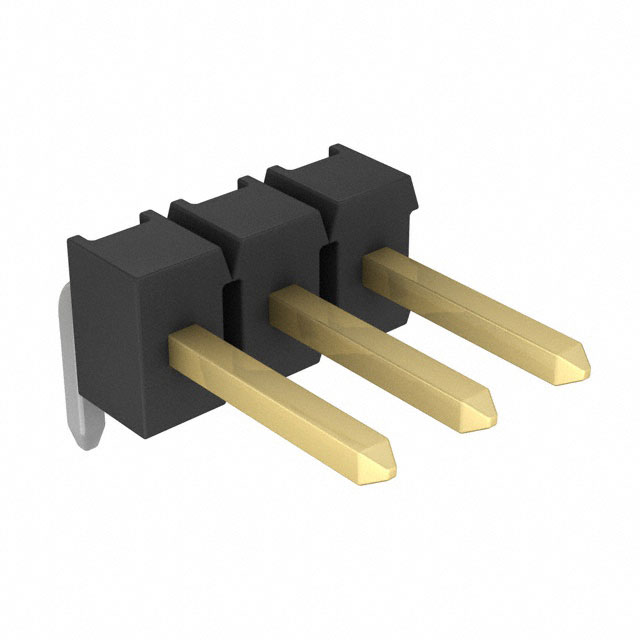 4-103148-0-03 - AMPMODU Mod II Breakaway TH RA Gold 3 Pins