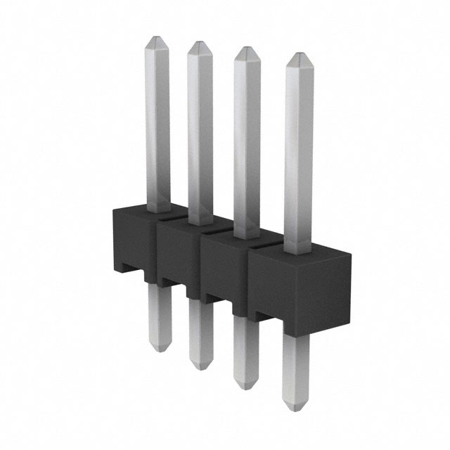 4-103321-0-04 - AMPMODU Mod II Breakaway Vert 4 Pin