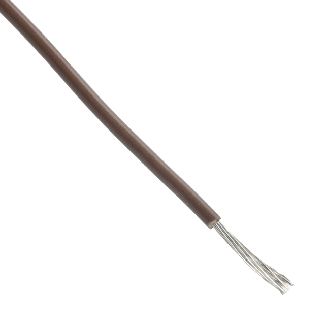 11807 BR001 - HOOK-UP STRANDED BROWN