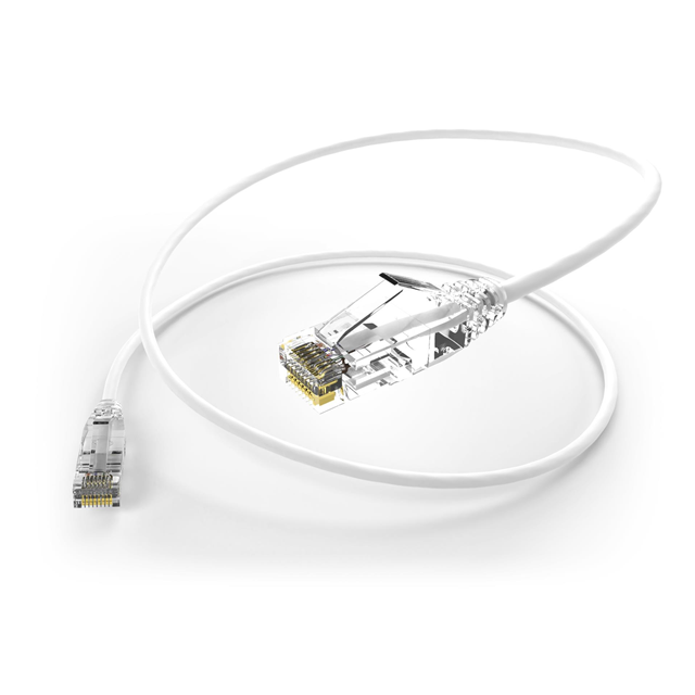 CS6A-15F-WHT - CAT6A_ClearFitSlim_Coil_WHT
