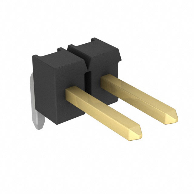 5-102974-2 - AMPMODU Mod II Breakaway TH RA Gold 2 Pins