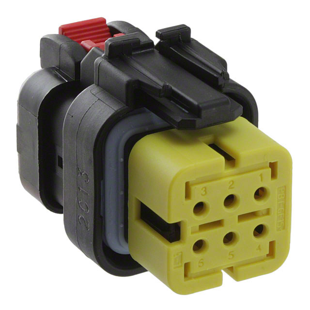 AMPSEAL 6 POS YEL PLUG