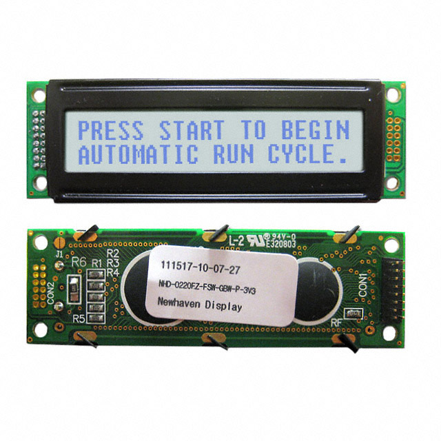 NHD-0220FZ-FSW-GBW-P-3V3 - NHD-0220FZ-FSW-GBW-P-3V3