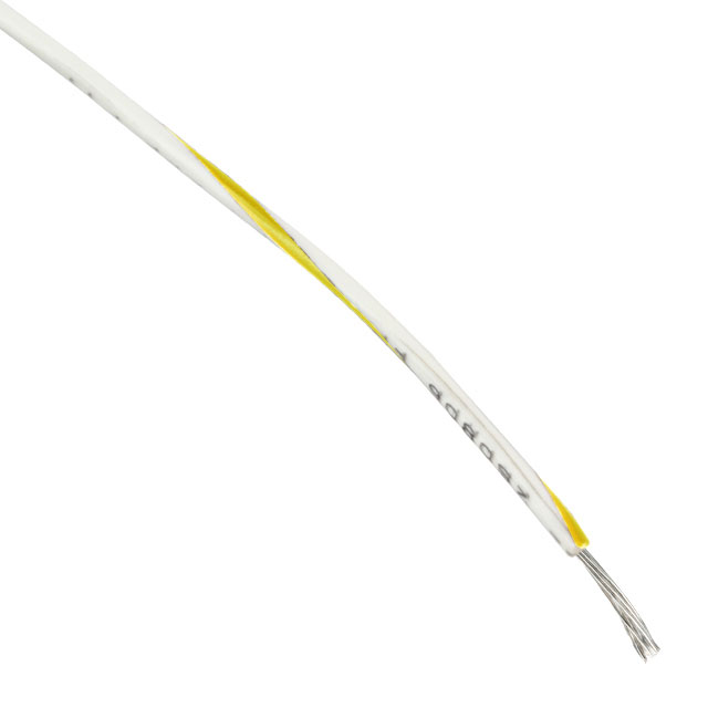 1550 WY005 - HOOK-UP STRANDED WHITE/YELLOW